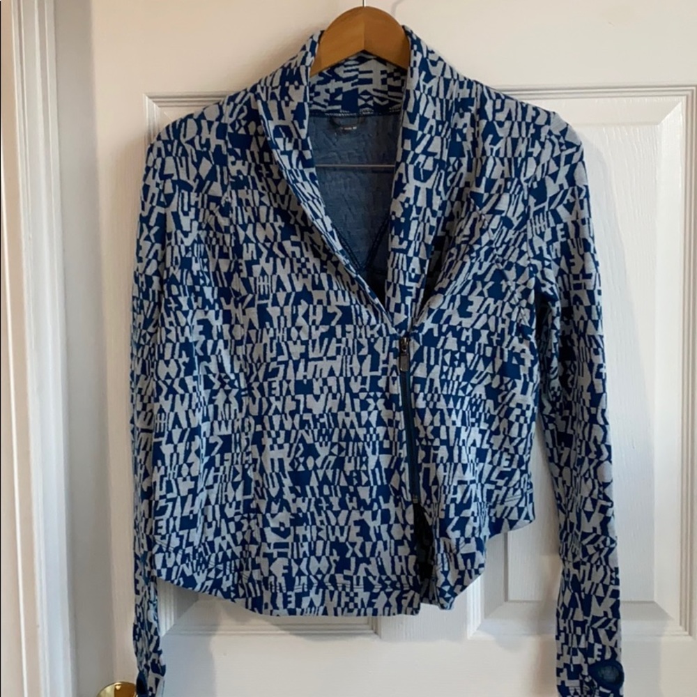 Oiselle Wazzie wool asymmetric cardigan